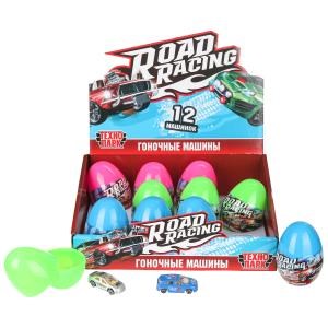 Машина металл Хот Вилс ЯЙЦО 5 см, в ассортименте, дисплей Технопарк HW-EGG-094-R (720)