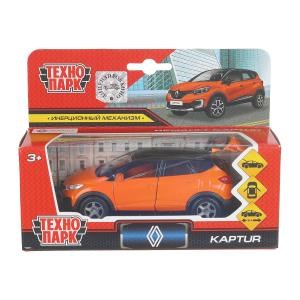 Машина металл RENAULT kaptur, 12 см, дв., баг., инер., оранжево-черный, кор. Технопарк SB-18-20-RK1-WB (48)