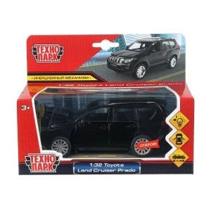 Машина металл свет-звук TOYOTA LAND CRUISER PRADO, 15 см, двери, инерция Технопарк SB-68482BL (48)