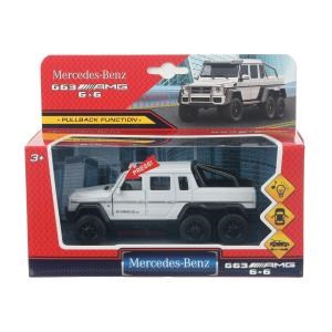 1:32 модель металл свет-звук MERCEDES-BENZ g63 amg6х6 дв, инер., багаж. 14см Технопарк 2003C077-R