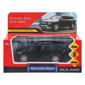 Машина металл MERCEDES-BENZ gls class amg 12см, дв,баг,ин,черный, кор. Технопарк GLS-12-BK