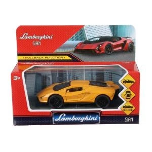 Машина металл lamborghini sian 12см, инерц, двери Технопарк 2210C0142-R (240)