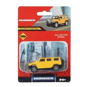 Машина металл hummer h3, размер 7,5 см, инерция, блистер Технопарк 2306C0667-R8