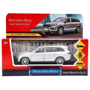 Машина металл MERCEDES-BENZ gls maybach 12 см, дв,баг,инер,иридий, кор. Технопарк MAYBCHGLS-12-SR
