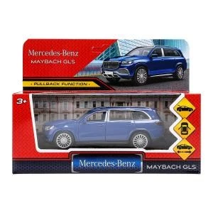 Машина металл MERCEDES-BENZ gls maybach 12 см, дв,баг,инер,брил-син, кор. Технопарк MAYBCHGLS-12-BRBU