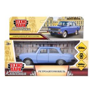 Машина металл ретро-модель,12,5 см, дв, баг, ин, сиреневый, кор. Технопарк AZLK2140M-12-PRP