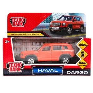 Машина металл HAVAL haval dargo,дл 12 см,дв,багаж,инер, терракотовый, в кор. Технопарк DARGO-12-TK