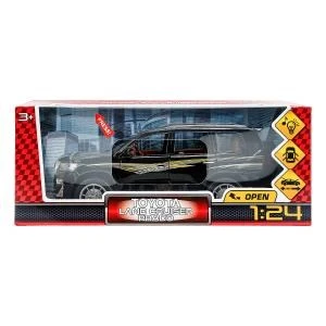 Машина металл свет-звук TOYOTA PRADO, 21см, двери, инерц, черный, кор Технопарк CZ124-R