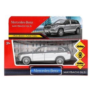 Машина металл MERCEDES-BENZ gls maybach 12см, дв,баг,ин,селенит, кор. - MAYBCHGLS-12-GYSR