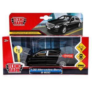 Машина металл свет-звук MERCEDES-BENZ s 600, 14,5 см, двери, инерция Технопарк SB-68401