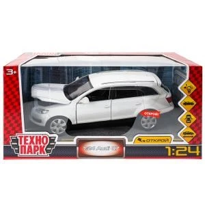 Машина металл свет-звук AUDI Q7, 20 см, двери, капот, багажник Технопарк 68249A