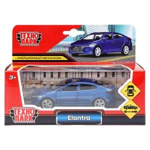 Машина металл HYUNDAI ELANTRA 11,4 см, двери, инерция, кор. Технопарк 67701B