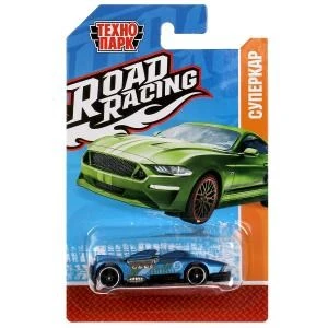 Машина металл ROAD RACING СУПЕРКАР 7,5 см, в ассорт, блист. Технопарк RR-7-0002-R-WOD (576)