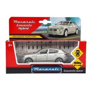 Машина металл maserati levante, 11,5 см,  двери, инерция, серебристый,  кор. Технопарк 67348