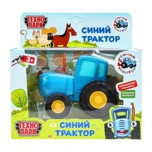 Модель металл СИНИЙ ТРАКТОР длина 11 см, инерц, синий, кор. Технопарк в кор.48шт BLUTRA-11-BU (48)