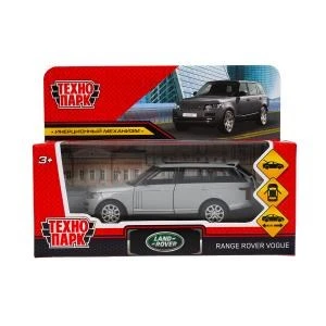 Машина металл RANGE ROVER VOGUE 12 см, двери, багаж, темно-серый, кор. Технопарк VOGUE-12-GY