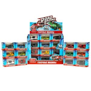 Машина металл ROAD RACING СУПЕРКАР 7,5 см, в ассорт, дисплей Технопарк RR-7-80531-F-R