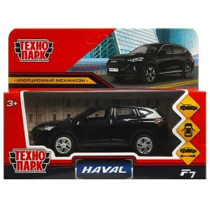 Машина металл HAVAL "haval f7", длина 12 см, дв, багаж, инер, черный, в кор. Технопарк F7-12-BK