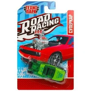 Машина металл ROAD RACING СУПЕРКАР 7,5 см, в ассорт, блист. Технопарк RR-7-0018-R