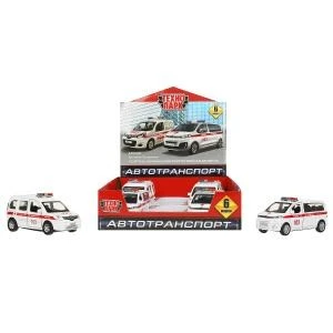 Машина металл RENAULT kango/citroen SPACE TOURER 12см, дв, баг,инр, дисп Технопарк SPATOUKANGOO-12DB6-AMB