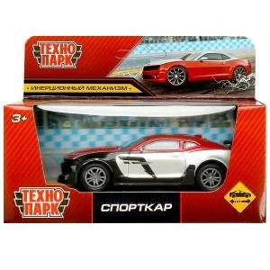 Машина металл СПОРТКАР, 10,5 см, инерция, кор Технопарк 2107C046-R