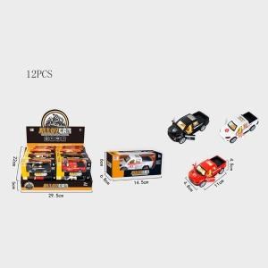 Машина металл. инерц. цвет в ассорт. 669-A в дисплее S144-H65027