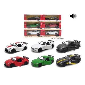 Машина металл. инерц. свет+звук, в ассорт. 8811M в кор. J493-H65056