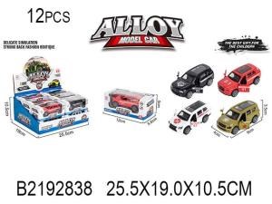 Машина металл. инерц. цвет в ассорт. 667-6 в дисплее B2192838