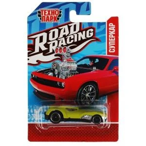 Машина металл ROAD RACING СУПЕРКАР 7,5 см, в ассорт, блист. Технопарк RR-7-0009-R
