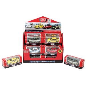 Машина металл LADA СПЕЦТЕХНИКА, 7,5 см, в ассорт., кор., Технопарк SB-19-04-CDU(22)