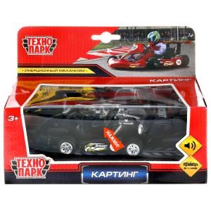 Модель металл звук КАРТИНГ 13 см, инерц, в ассорт. кор. Технопарк в кор.2*72шт 562829-R