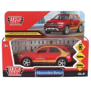 Машина металл MERCEDES-BENZ GLE КАРШЕРИНГ 12 см, двери, багаж, красный, кор. Технопарк GLE-12DELI-RD