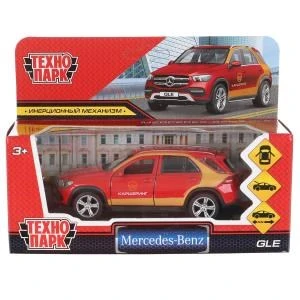 Машина металл MERCEDES-BENZ GLE КАРШЕРИНГ 12 см, двери, багаж, красный, кор. Технопарк GLE-12DELI-RD