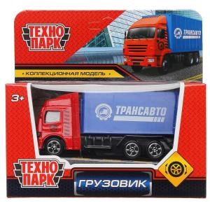 Машина металл ГРУЗОВИК 10,5 см, красный, кор. Технопарк 1710I148-R