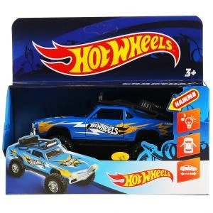 Машина металл свет-звук hot wheels СПОРТКАР, 12,5 см, двери, инерц, кор. Технопарк FY628-3