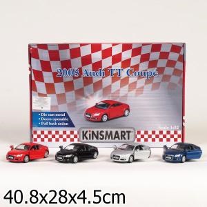 Машина металл. инерц. audi tt coupe 2008 1:32 в дисплее Kinsmart KT5335D