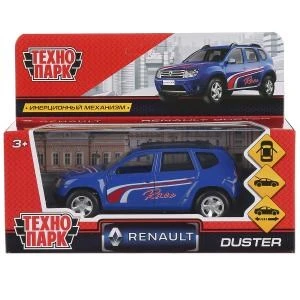 Машина металл RENAULT DUSTER СПОРТ 12 см, двери, багаж, инерц., кор. Технопарк DUSTER-SPORT