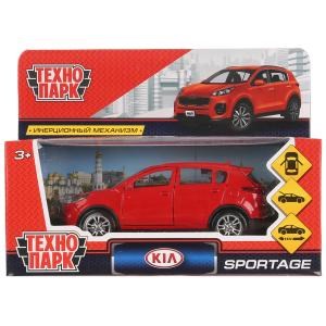 Машина металл KIA SPORTAGE, 12 см, откр дв, багаж, инерц, красный, в кор. Технопарк SPORTAGE-RD