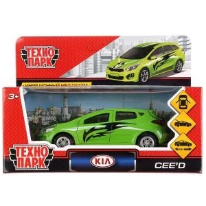 Машина металл KIA CEED СПОРТ, 12 см, откр дв, багаж, инерц., в кор Технопарк CEED-SPORT