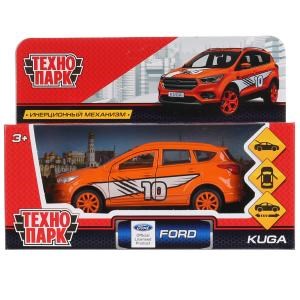 Машина металл FORD KUGA СПОРТ 12 см, двери, багаж, инерц, в кор. Технопарк KUGA-S