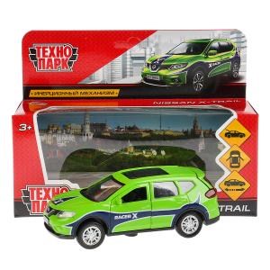Машина металл NISSAN X-TRAIL СПОРТ длина 12 см, двери, багаж, инерц, кор. Технопарк X-TRAIL-S