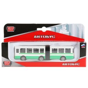 Машина металл АВТОБУС с резинкой 12 см, кор. Технопарк SB-15-34-B