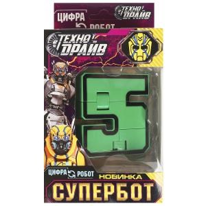 Робот трансформирующийся в цифру 5, кор.10,5*19*6см ТЕХНОДРАЙВ ZY1178643-R5