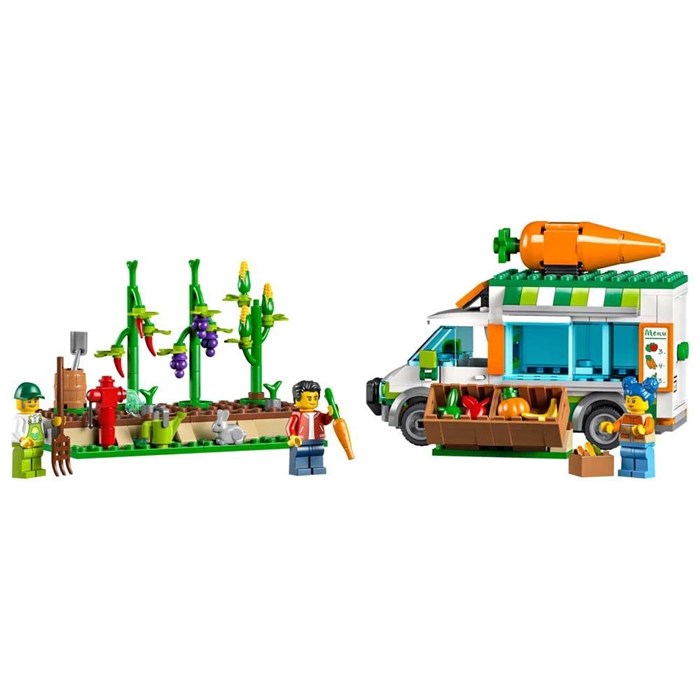 Конструктор LEGO City 60345 Фургон для фермерского рынка 54966492