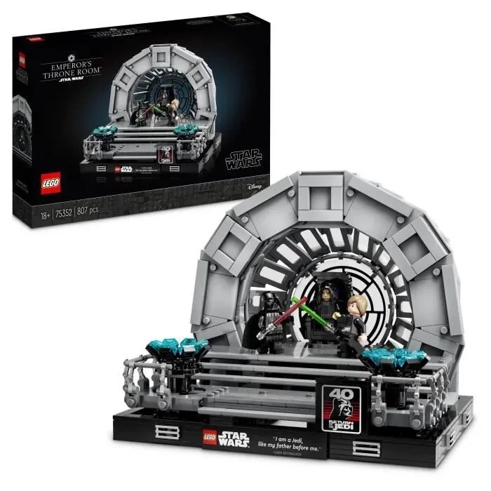 Детский конструктор LEGO Star Wars 75352: Диорама Дворца Императора с лазерным моделью. 74548915
