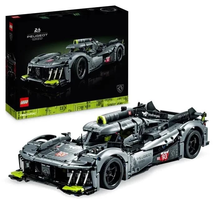 Детский конструктор LEGO Technic 42156 Peugeot 9x8 24H Le Mans Hybrid Hypercar, гоночная модель 74548903