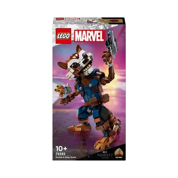 Конструктор LEGO Marvel Супер герои Ракета и Малыш 118419302