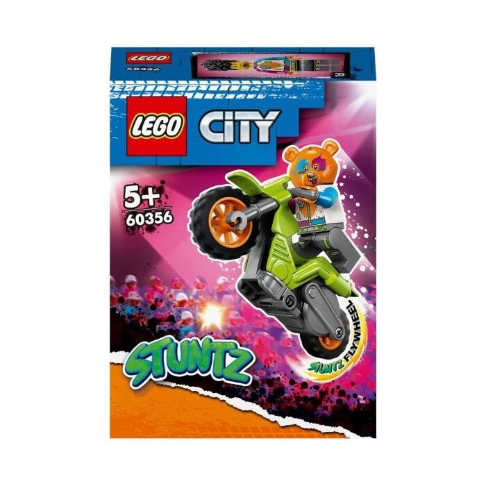 Конструктор LEGO City Stuntz 60356 Медведь на трюковом байке 60409542