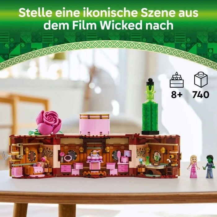 Конструктор детский LEGO Wicked Спальня Глинды и Эльфабы 75683 148246005