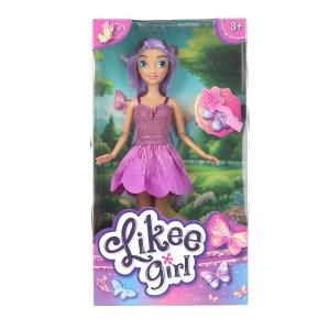 Кукла 30 см, руки и ноги сгиб, расческа LIKEE GIRL LG-D29-097689-2-RU